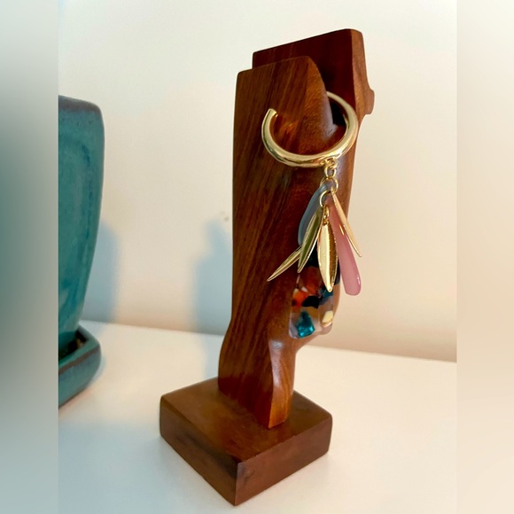 Express Multi-color Dangle Hoop Earring - Picture 2 of 3